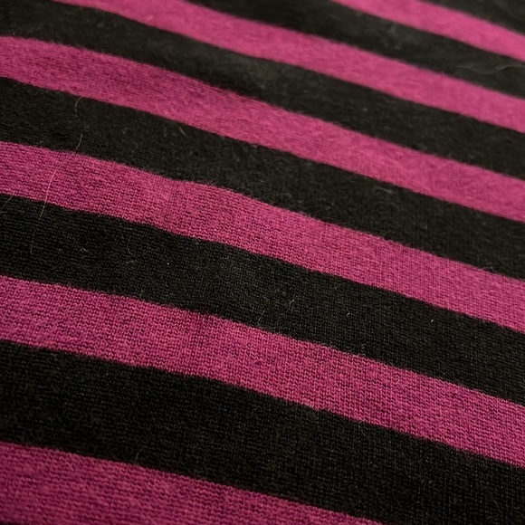 Striped purple mini skirt - Picture 5 of 5